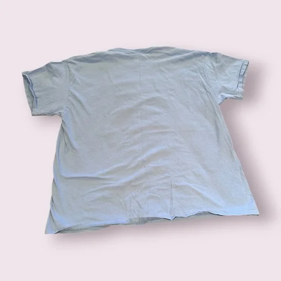 Men's Light Blue Funny Graphic Tee "I Got Sprayed" Wild Animal Safari Size XL - Picture 7 of 7